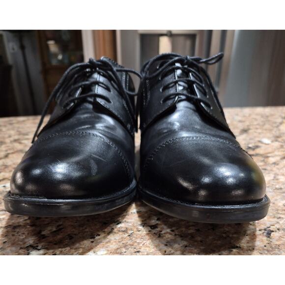 Florsheim ComforTech Ortholite Mens Size 8.5D Leather Cap Toe Oxford Shoes Black main image 4
